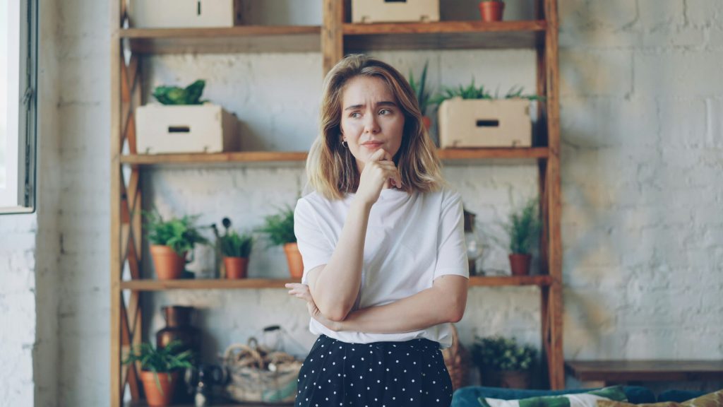 Vrouw wil piekeren stoppen