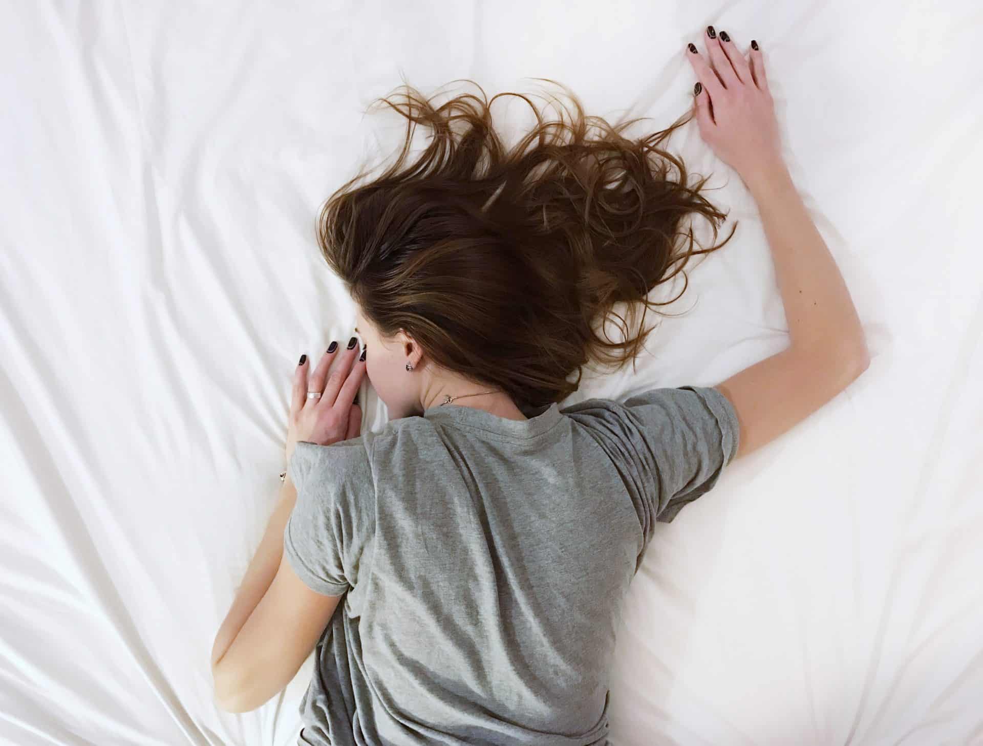 Vermoeidheid en slecht slapen bij vrouw